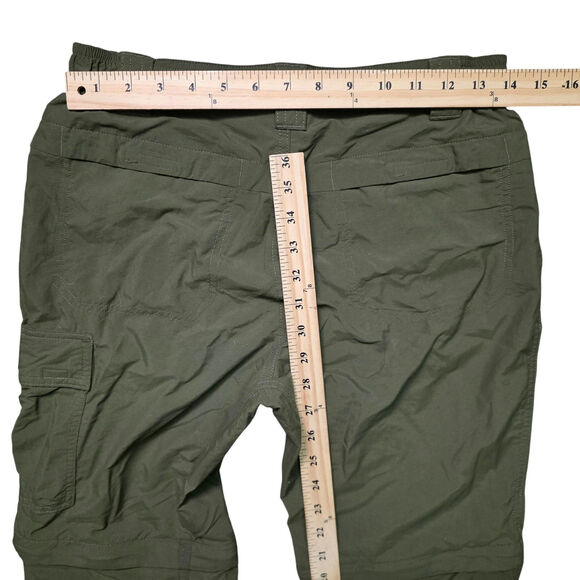 Columbia Convertible Hiking Pants Men’s 30x30 Olive Green Zip-Off Outdoor - Picture 6 of 6
